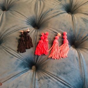 Bundle of Baublebar Tassel Earrings - 3 pairs